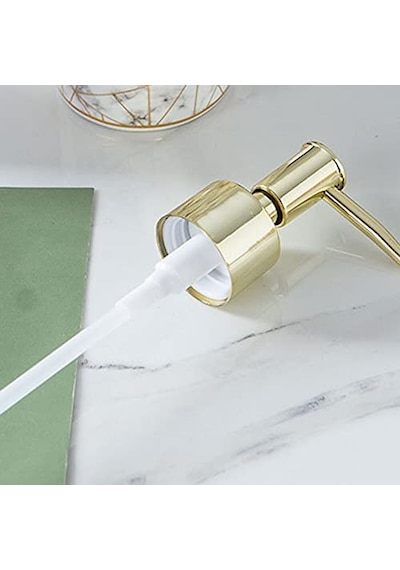 Bosphorus Homi Sıvı Sabunluk Pompası Altın Renkli 12x2x2cm Çok Renkli