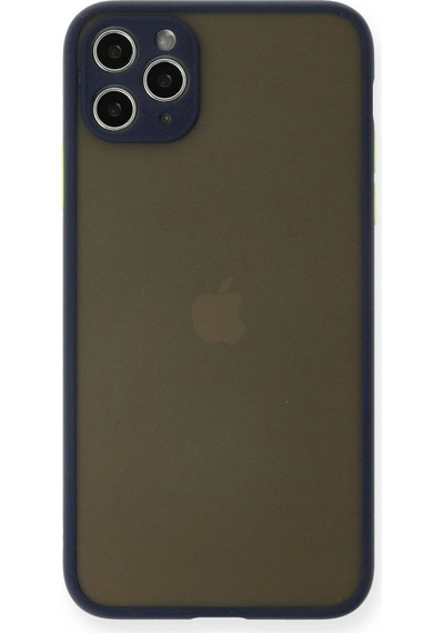 Apple iPhone Uyumlu. 11 Pro Max Kılıf Montreal Silikon Kapak - Lacivert