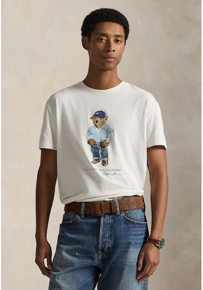 Polo Ralph Lauren Regular Fit Polo Bear T-shirt Beyaz