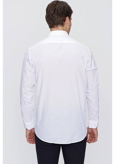 İmza Beyaz Uzun Kollu Sert Yaka Cepli Pamuklu Basic Comfort Fit Rahat Kesim Gömlek 1004240051-beyaz Beyaz İmza Beyaz Uzun Kollu Sert Yaka Cepli Pamuklu Basic Comfort Fit Rahat Kesim Gömlek 1004240051-beyaz Beyaz
