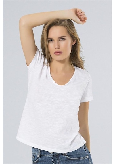 Wtshırt Paris Kadın Pijama Takımı - Beyaz Beyaz