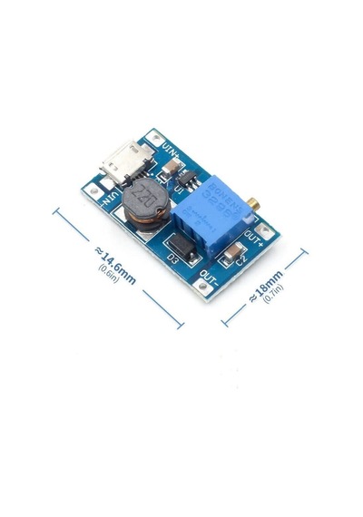 Sanec Mt3608 2a Yükselteç Dc-dc Aşamalı Güç Modülü Micro Usb Çıkışlı Sku: Zeus8690010143556