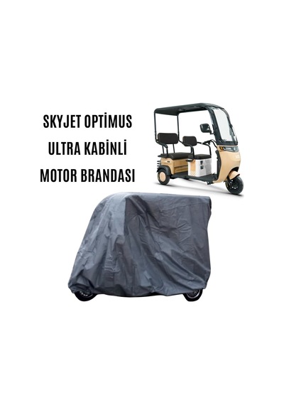 Skyjet Optimus Ultra 3 Tekerlekli Kabinli Elektrikli Motosiklet Örtüsü