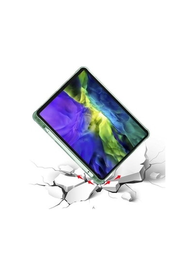Apple Uyumlu iPad Pro 11 2.Nesil 2020 Kılıf Trifolding Kalem Bölmeli