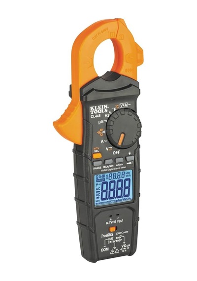 Klein Tools, Cl445 Trms, Ac Akım, Acil Akım, Ac/dc Voltajı, Dc Mikroamper, Direnç, Süreklilik