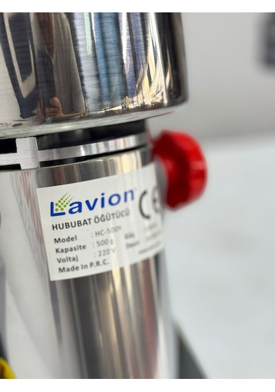 Lavion Yüksek Devirli Tarhana Salep Hububat Öğütme Makinesi 500 Gr Elektrikli Öğütme Makinası