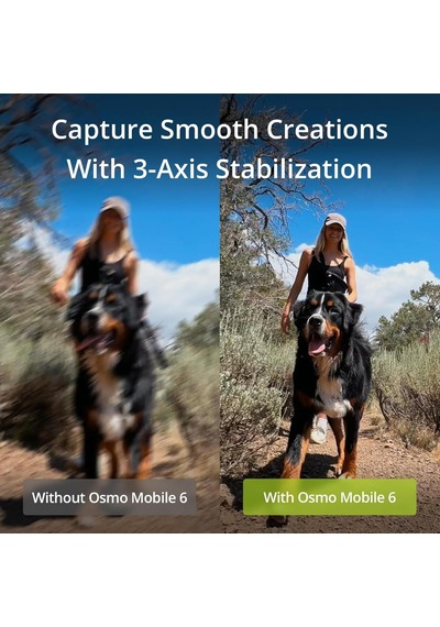 Osmo Mobile 6 - Akıllı Telefon Gimbal Sabitleyici, Dahili Uzatma Çubuğu, Taşınabilir Ve Katlanabilir, Shotguides Özellikli Android Ve İphone Gimbal, Vlogging Sabitleyici