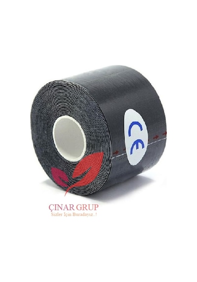Bia Tape  Bandı Siyah Renk 5Cm X 5M Kinesio Biatape Bantı