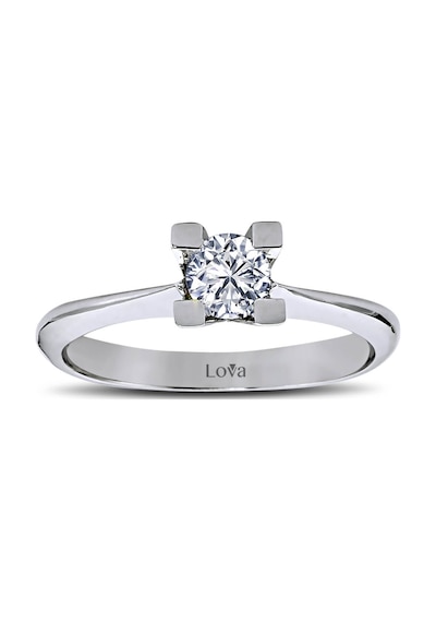 Lova E Renk 0,30 Karat Pırlanta Tektaş Yüzük - Hrd - 1020095