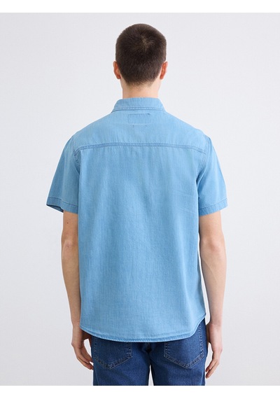 Lcw Jeans İndigo Regular Fit Erkek Jean Gömlek