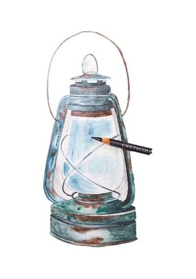 Cretacolor 6'lı Aquarell Sulandırılabilir Fırçalı Karakalem Eskiz Dereceli Çizim Kalemi Seti