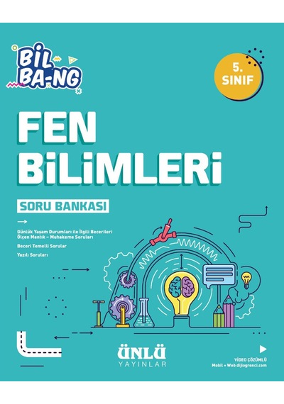 Ünlü Yayınları 5. Sınıf Fen Bilimleri Bil Bang Soru Bankası