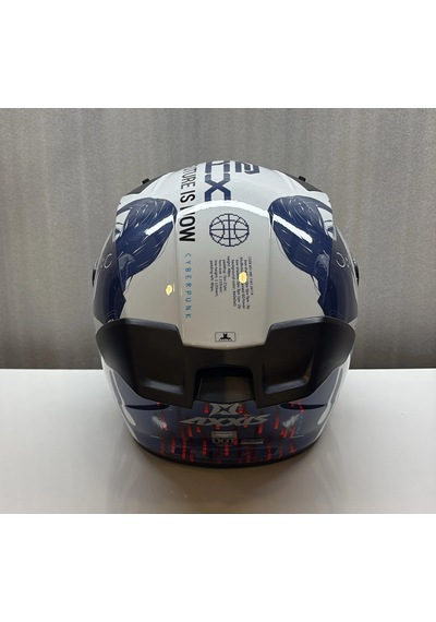 Axxıs Kask Ff132 Fenıx Cyberpunk A7 Parlak Çok Renkli