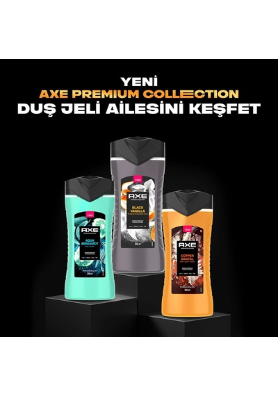 Axe Premium Collection Duş Jeli Black Vanilla 3 İn 1 Vücut Saç Yü Diğer