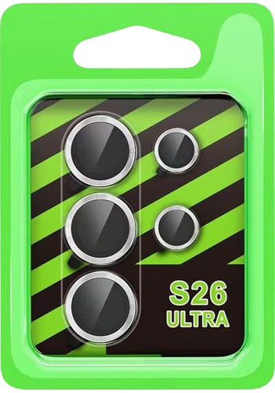 Galaxy Uyumlu S26 Ultra Raze Metal Kamera Lens - Gümüş