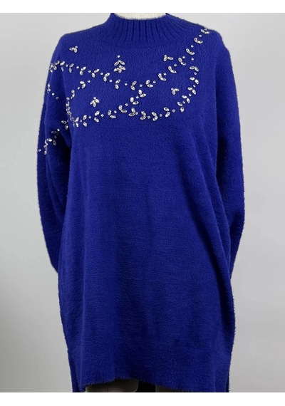Nuss Ns-26k7002-s Saks Renk Tunik Çok Renkli