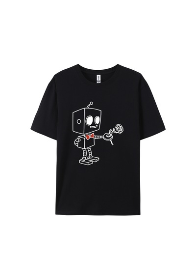 Noıssey Urban Pop Graphic Kadın Tişört Koleksiyonukod 5360 Siyah