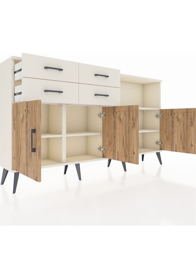Arges Konsol 4 Raflı 4 Çekmeceli 4 Kapaklı 176x30x99 Aytaşı-çam/aytaşı Atlas Çam/aytası - Aytası Arges Konsol 4 Raflı 4 Çekmeceli 4 Kapaklı 176x30x99 Aytaşı-çam/aytaşı Atlas Çam/aytası - Aytası