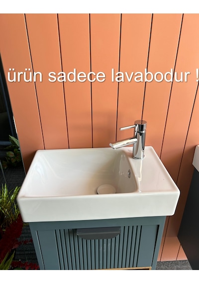 Turkuaz Seramik Cerastyle Sharp Mini 50 x 25 CM Lavabo