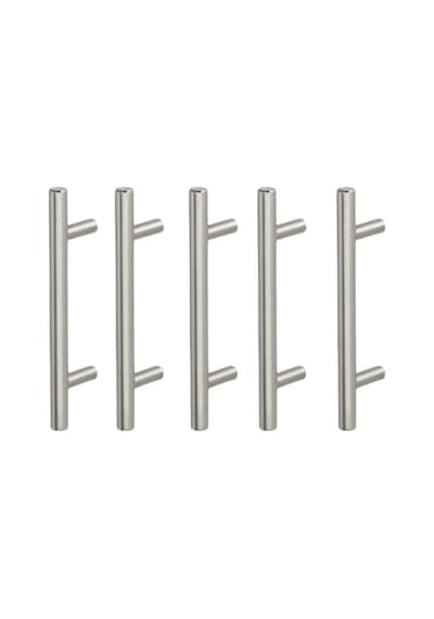 5 Adet Keijo Inox 224mm Paslanmaz Kulp Mobilya, Dolap Kulbu, Kulp Modeli 155 x 230 MM (Büyük Boy)