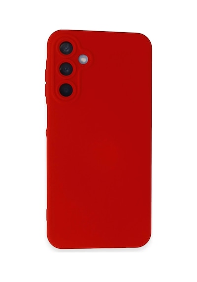Newface - 54 - Samsung Galaxy Uyumlu A25 5g Kılıf Nano İçi Kadife Silikon - Csmo-tex - - Kırmızı