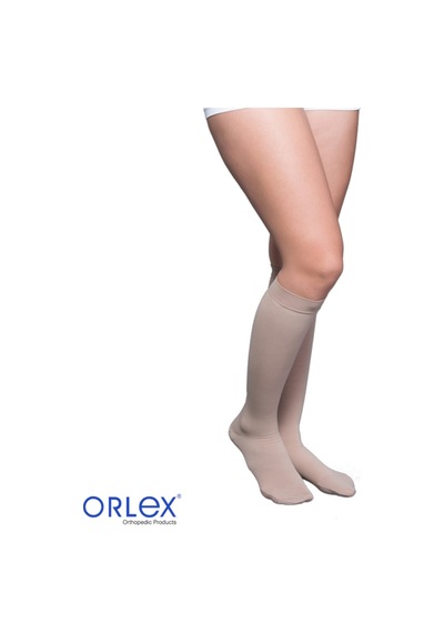 Orlex Diz Altı Varis Çorabı Bej Renk (Ccl-I / Ccl-Iı) Bej CCL2 1 Açık Kısa
