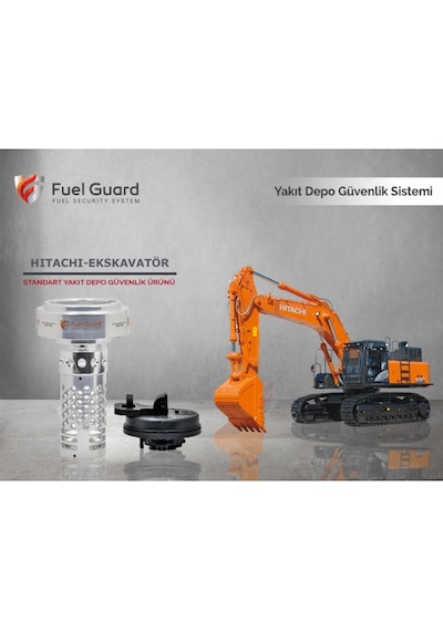Hitachi Ekskavatör-Kepçe Yakıt Depo Koruma Cihazı