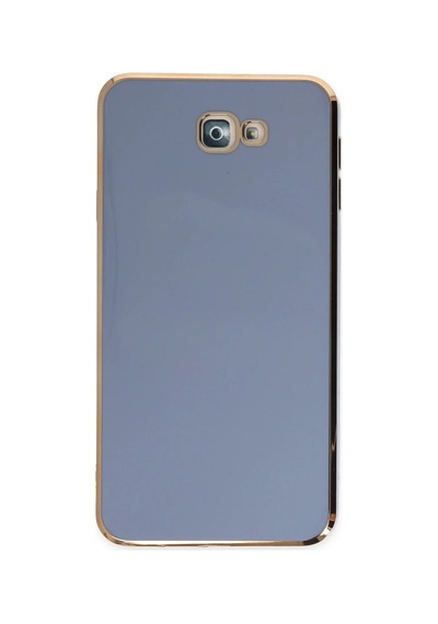 Samsung Galaxy J7 Prime Kılıf Volet Silikon - Mavi