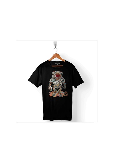 Fly Me To The Moon Astronot Gezegen Baskılı Tişört Unisex T-shirt 001