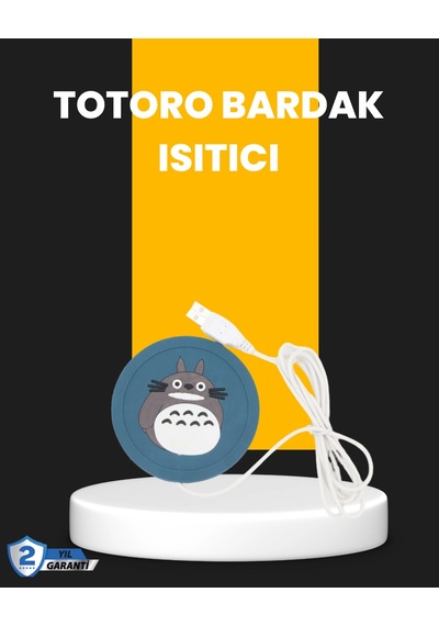 Mey İthalat Totoro Desenli Usb Bardak Isıtıcı Kahve Çay Sıcak Tutucu Altlık Diğer