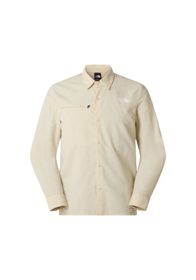 The North Face Packable Long Sleeve Erkek Gömlek C-the0a8ftrdomdom Bej