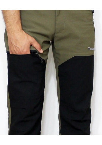 Mudwill 750101 Alpin Likralı Erkek Outdoor Pantolon-haki Siyah Çok Renkli