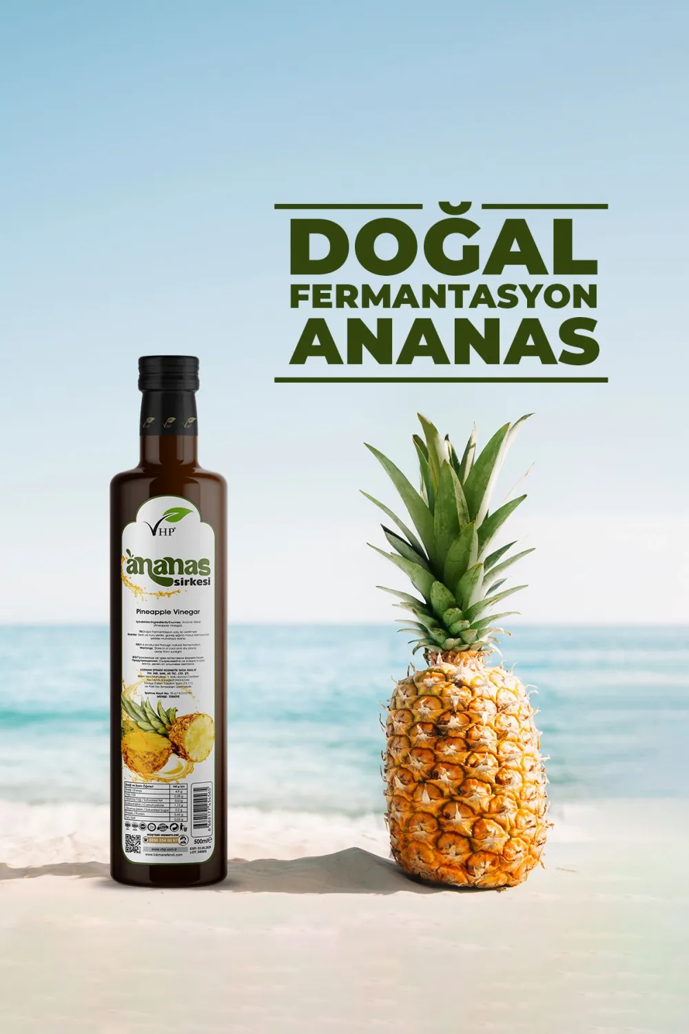 Vhp Ananas Sirkesi 500 Ml