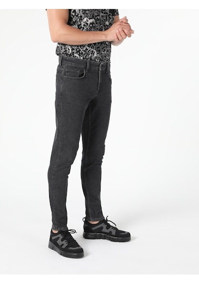Colin's 041 Danny Düşük Bel Dar Paça Slim Fit Jean Erkek Jean Pantolon CL1052088_Q1.V1_DN41235 Çok Renkli