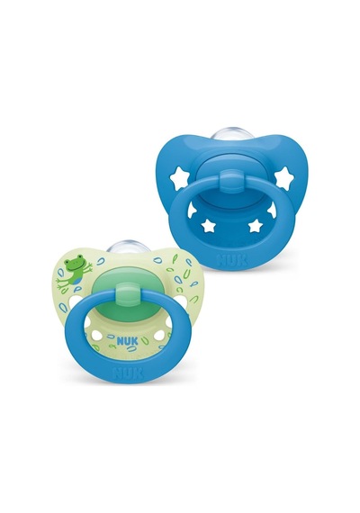Nuk Signature Silikon Emzik, 2'li Set, 6-18 Ay, Erkek, Saklama Kutulu Genel