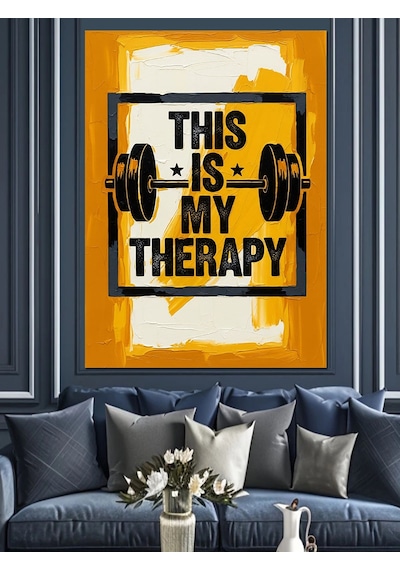 Ahşap Tablo This Is My Therapy