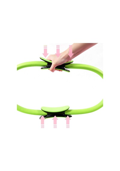 40 Cm Pilates Çemberi Tutamaçlı Yoga Ring Egzersiz Çemberi