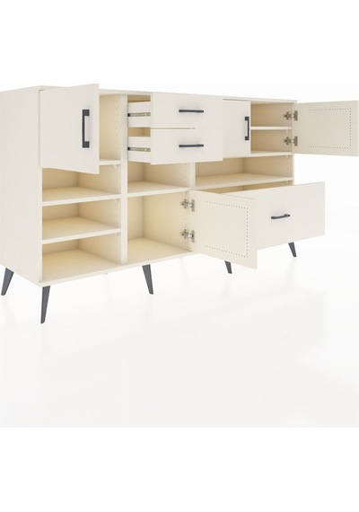 Kronos Konsol 7 Raflı 3 Çekmeceli 4 Kapaklı 176x59x99 Aytaşı-ayta Aytaşı-aytaşı