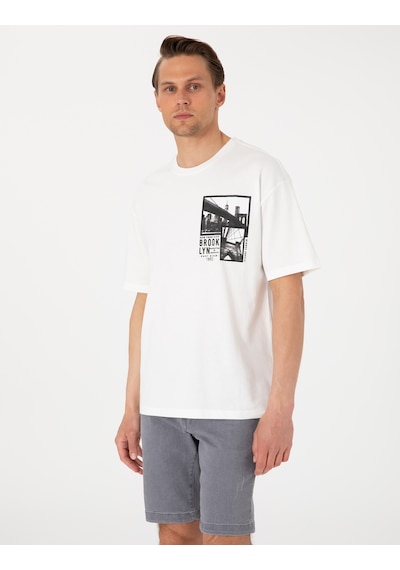 Pierre Cardin Erkek Beyaz Tişört 50310144-vr013 Beyaz