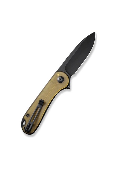 Civivi Elementum Bead Blasted Ultem Handle Black Stonewashed D2 Blade Kamp Çakı Sarı