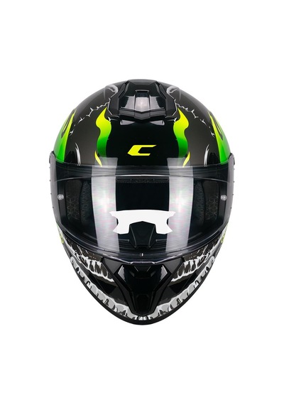 Cgm 330r Rıot Rıpper Kapalı Kask Siyah/sarı-l