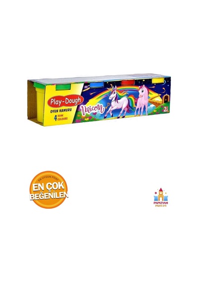 Oyun Hamuru 4 Lü Paket Küçük Boy 4 Farklı Renk Çok Renkli