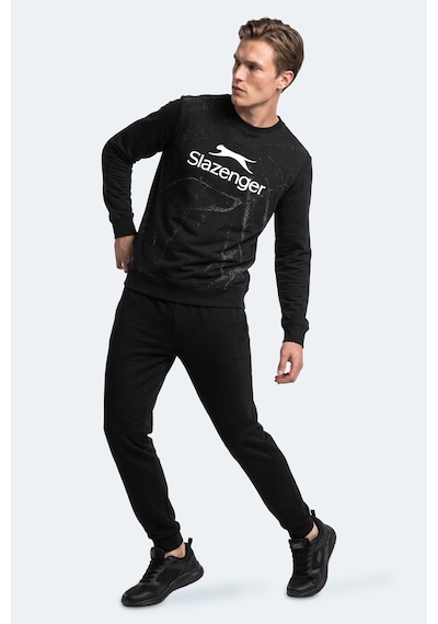Slazenger Gang Erkek Siyah Sweatshırt
