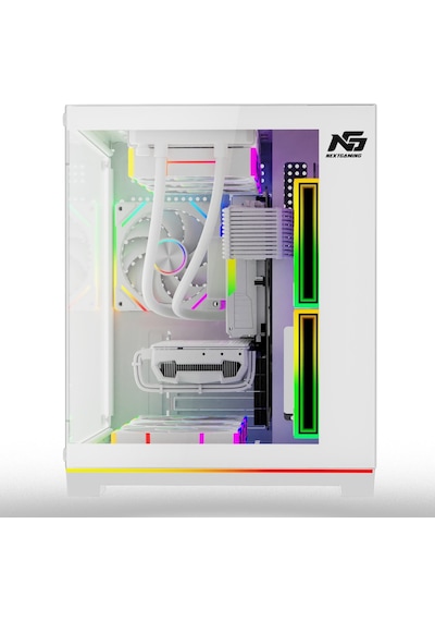 Orion Neon 6x Argb Fan Kumanda Ve Kontrolcü Micro Atx Boş Bilgisayar Kasası Beyaz