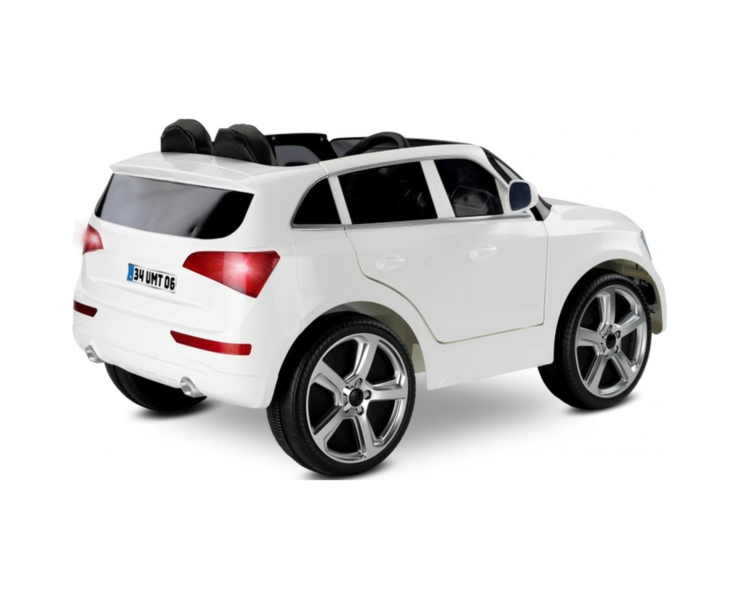 Q-suv Akülü Jeep 12v Uzaktan Kumandalı Akülü Araba Audio Q Suv Akülü Araçlar Beyaz