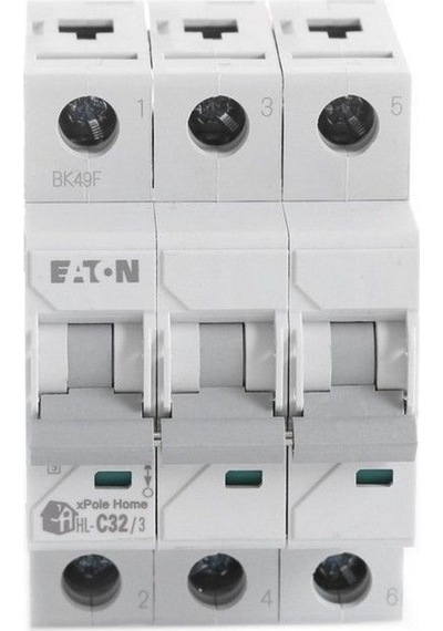 Eaton 194794 Minyatür Devre Kesici - 4,5ka - C Eğrisi - 3x32a