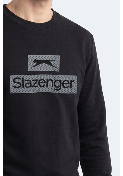 Slazenger Garvan Erkek Siyah Sweatshırt