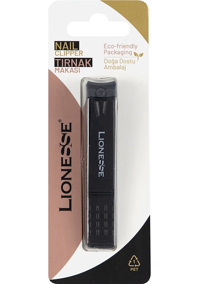 Lionesse 3518 Büyük Boy Tırnak Makası Siyah