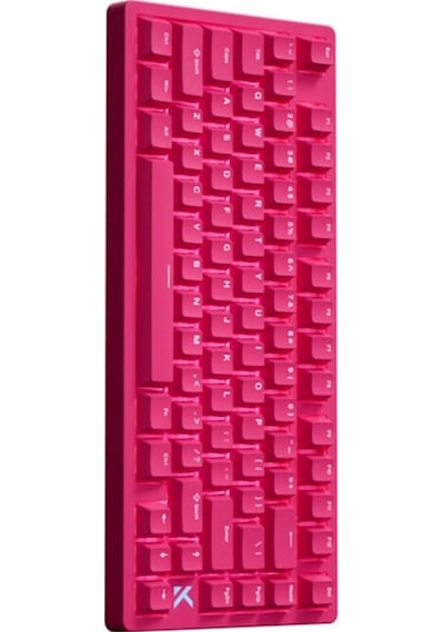 Mix 87 Rose Red %80 Apollo Manyetik Switch 8k Hz He Rgb Hotswap Mekanik Gaming Klavye
