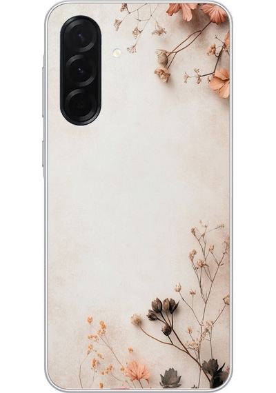 Samsung Galaxy A36 Uyumlu Kuru Dallar Baskılı Silikon Kılıf Renkli